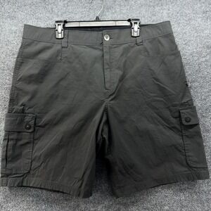 ORVIS Mens Voyager Short Charcoal Gray Cargo‎ Pockets Size 40